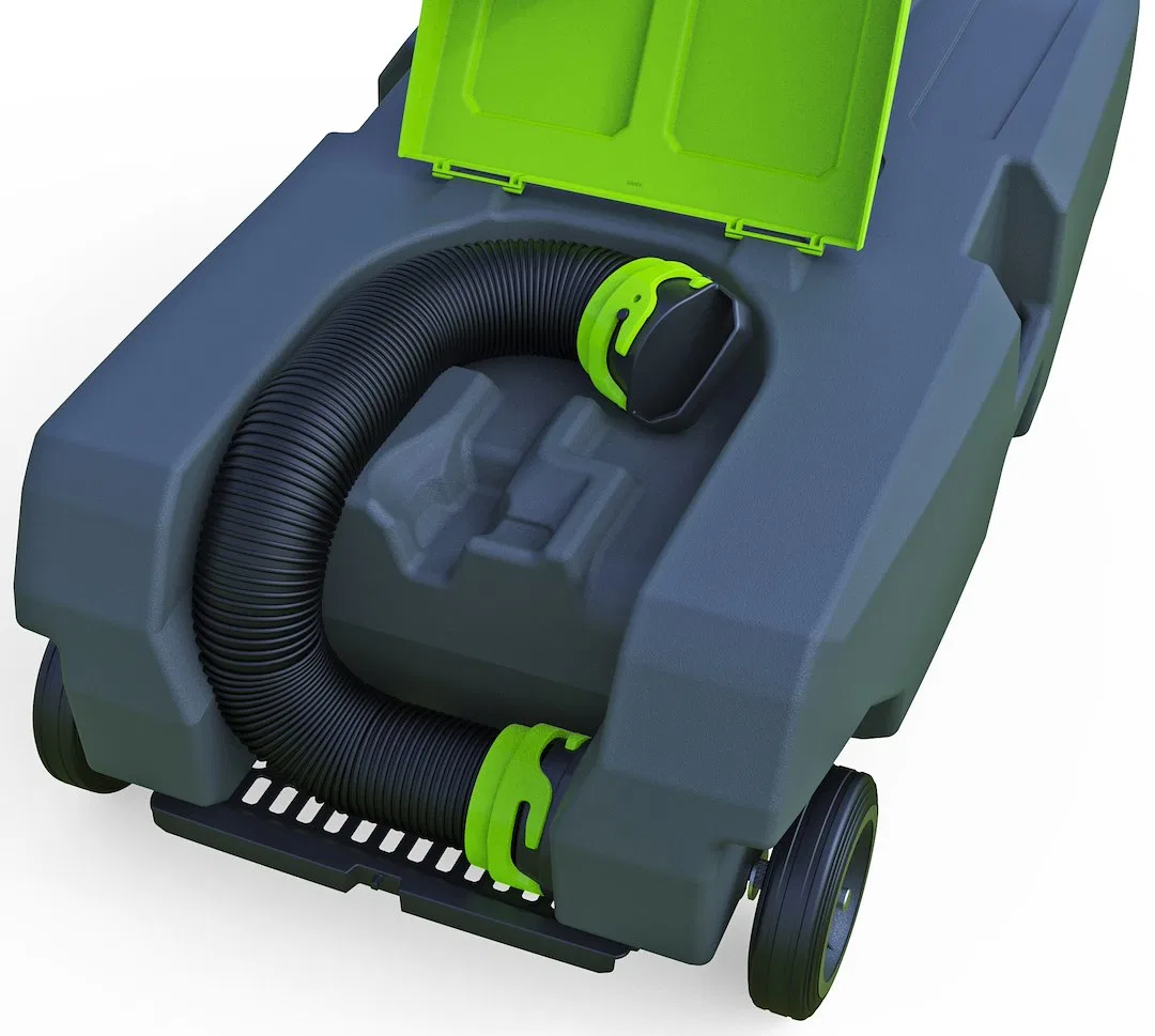 50398 – DAVE CARTER Portable Waste Holding Tank, 35 Gallon 2 Wheel - view 2